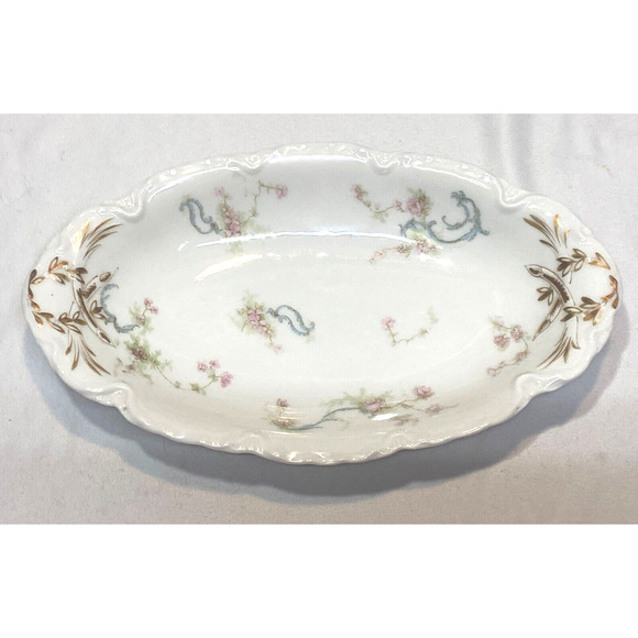 Antique Haviland Limoges The Princess France Oval Pickle Dish - Picture 1 of 7